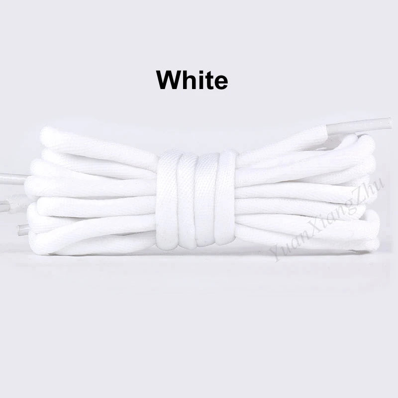 1Pair Rainbow Shoelaces Sneakers Casual Shoes Laces Quality Round Rope Shoelace Diameter 0.4cm Length 100cm/120cm/140cm/160cm