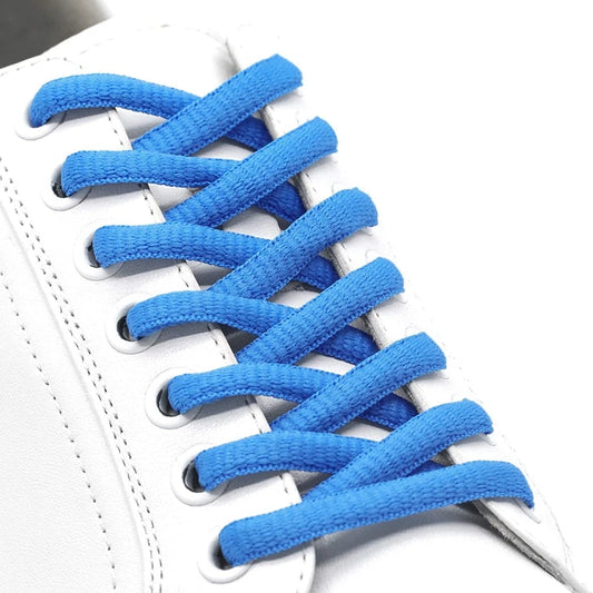 1Pair Oval Shoelaces Basketball Tennis Sneakers Casual Shoes Laces Semicircle Rope Shoelace Diameter 0.5cm Length 100cm/120cm/140cm/160cm/180cm