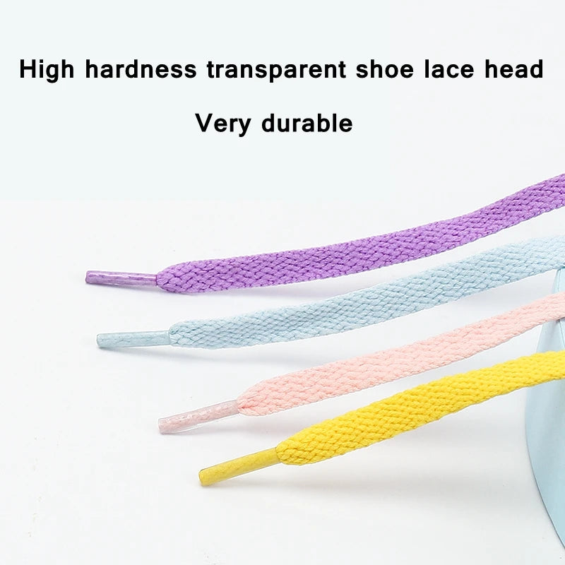 1Pair Flat Shoelaces Sneakers Casual Canvas Shoes laces width 0.8cm length 100cm/120cm/140cm/160cm Rope Shoelaces for Shoes