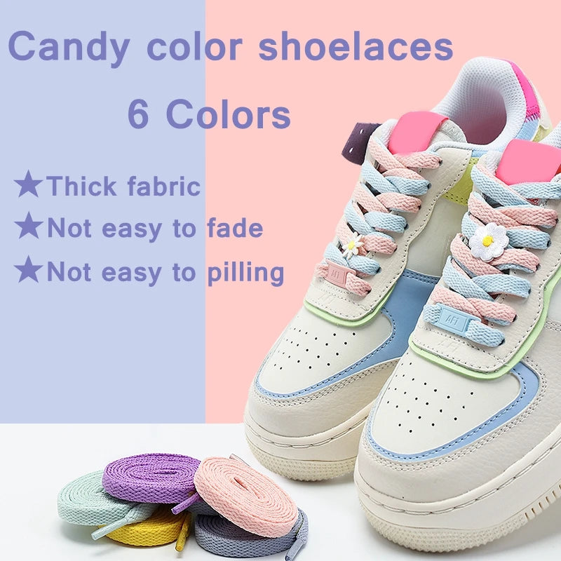 1Pair Flat Shoelaces Sneakers Casual Canvas Shoes laces width 0.8cm length 100cm/120cm/140cm/160cm Rope Shoelaces for Shoes