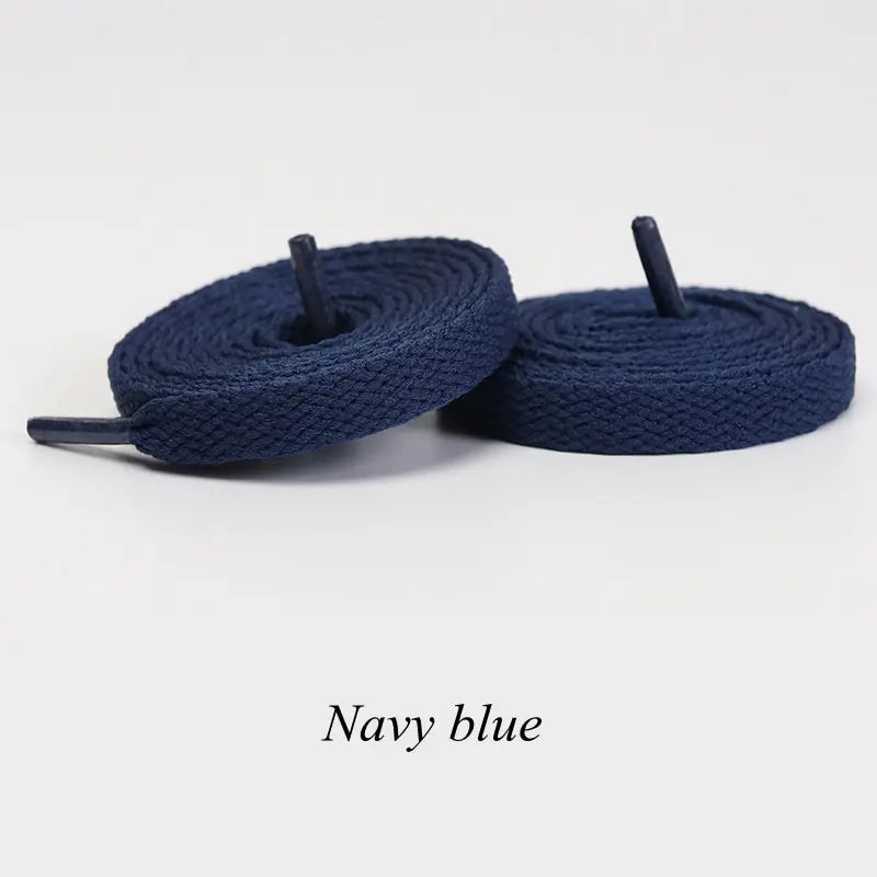 1pair Flat Shoelaces Classic Shoe Laces Fit Fashion Solid Sports Shoelace Casual Unisex Shoe Strings Shoe Accessories