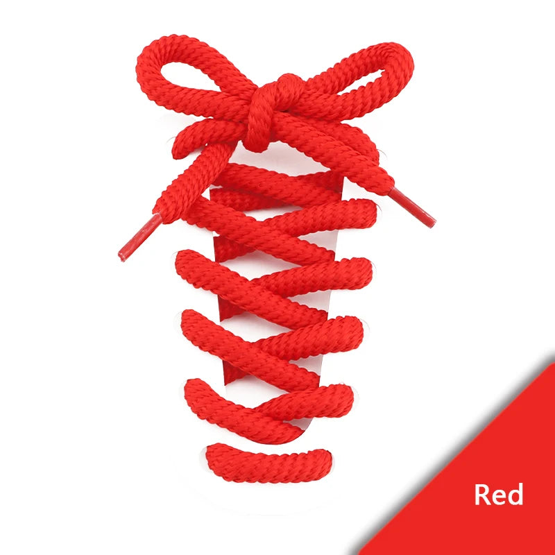 1Pair Round Shoelaces Rope Shoelace Boots Sneakers Casual Shoes Laces Shoes Accessories Diameter 0.8cm Length: 100cm/120cm/140cm/160CM