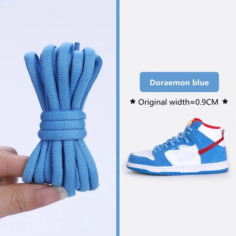 1Pair Original SB Dunk Oval Shoelaces Basketball Tennis Sneakers Casual Shoes Laces Non-Slip Rope Shoelace Diameter 0.9cm Length 140cm/160cm/180cm