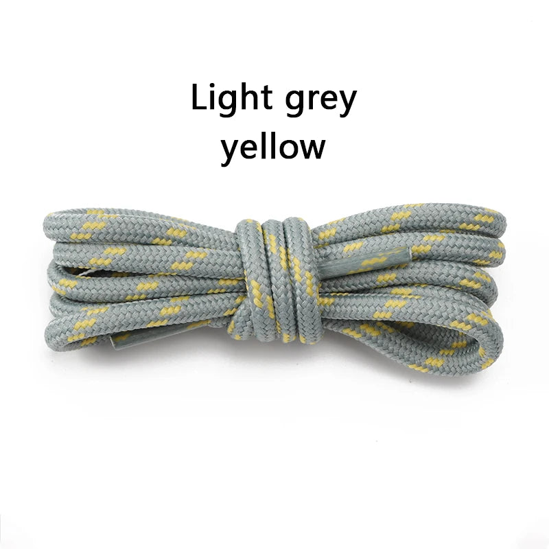 1Pair Round Shoelaces Outdoor Boots Sneakers Laces for Shoes Quality Rope Shoelace Diameter 0.4cm Length: 100cm/120cm/140cm/160cm