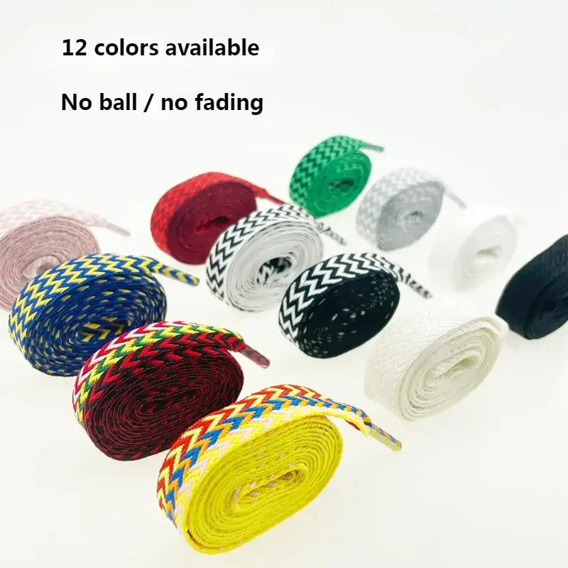 New luxury brand Shoelaces for Sneakers AF1 Shoe laces Width 1.5cm/2cm/3cm Shoelace Flat Laces Shoes 120/140/160cm Strings