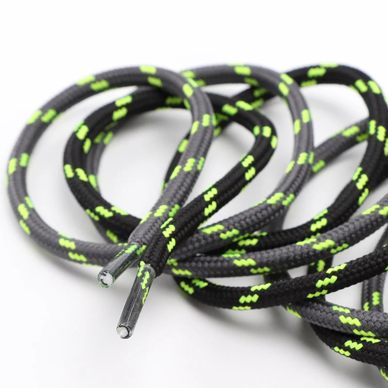 1Pair Round Shoelaces Outdoor Boots Sneakers Laces for Shoes Quality Rope Shoelace Diameter 0.4cm Length: 100cm/120cm/140cm/160cm