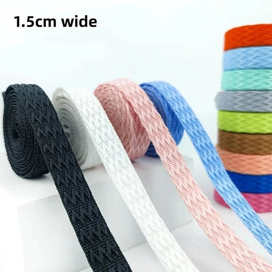 1Pair Fashion Checkered Pattern Shoelaces Width 1.5CM Flat Laces for Sneakers Kids Adult Running Shoes Accessories Rope Shoelace 120/140/160CM