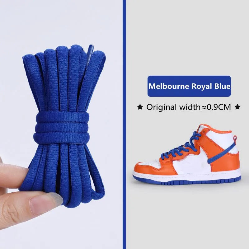 1Pair Original SB Dunk Oval Shoelaces Basketball Tennis Sneakers Casual Shoes Laces Non-Slip Rope Shoelace Diameter 0.9cm Length 140cm/160cm/180cm