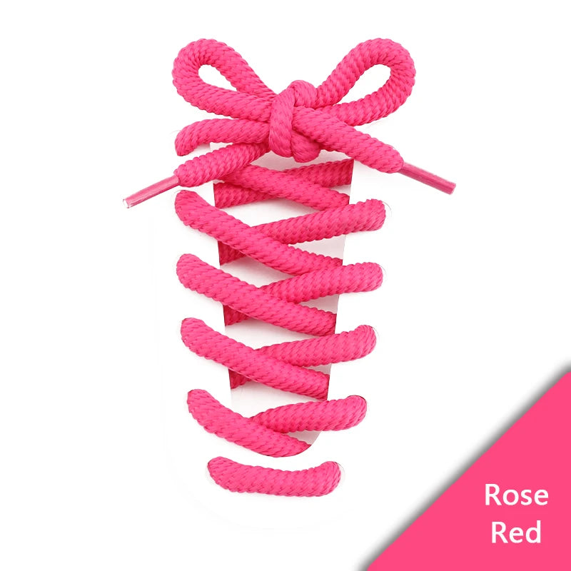 1Pair Round Shoelaces Rope Shoelace Boots Sneakers Casual Shoes Laces Shoes Accessories Diameter 0.8cm Length: 100cm/120cm/140cm/160CM