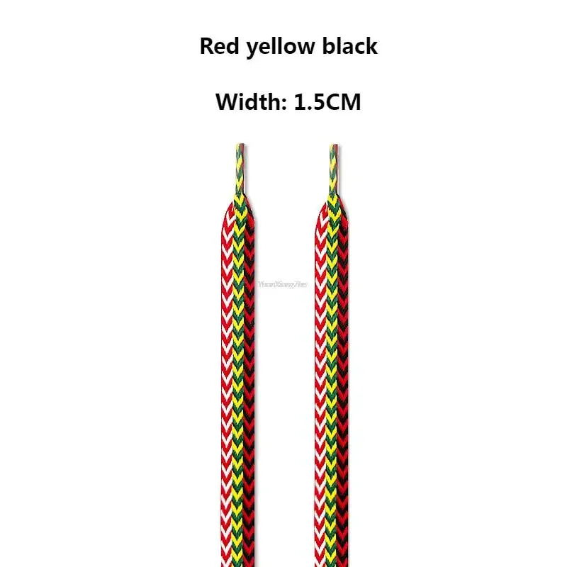 New luxury brand Shoelaces for Sneakers AF1 Shoe laces Width 1.5cm/2cm/3cm Shoelace Flat Laces Shoes 120/140/160cm Strings