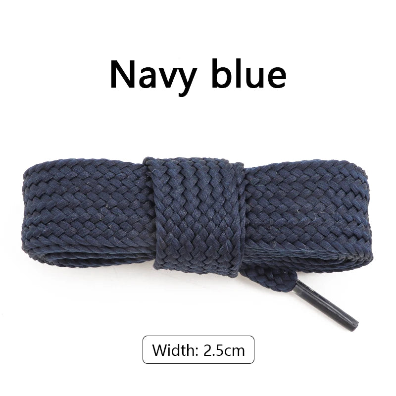 1Pair 2.5cm Wider Laces for Shoes New Sneakers Flat Shoelaces Fashion Rope Shoelace 100/120/140/160CM Shoes Accessories