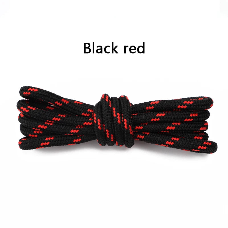 1Pair Round Shoelaces Outdoor Boots Sneakers Laces for Shoes Quality Rope Shoelace Diameter 0.4cm Length: 100cm/120cm/140cm/160cm