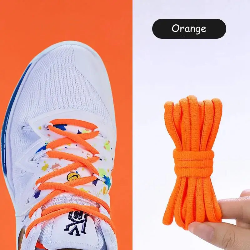 1Pair Semicircle Shoelaces Basketball Tennis Sneakers Casual Shoes Laces Non-Slip Rope Shoelace Diameter 0.65cm Length 100cm/120cm/140cm/160cm/180cm